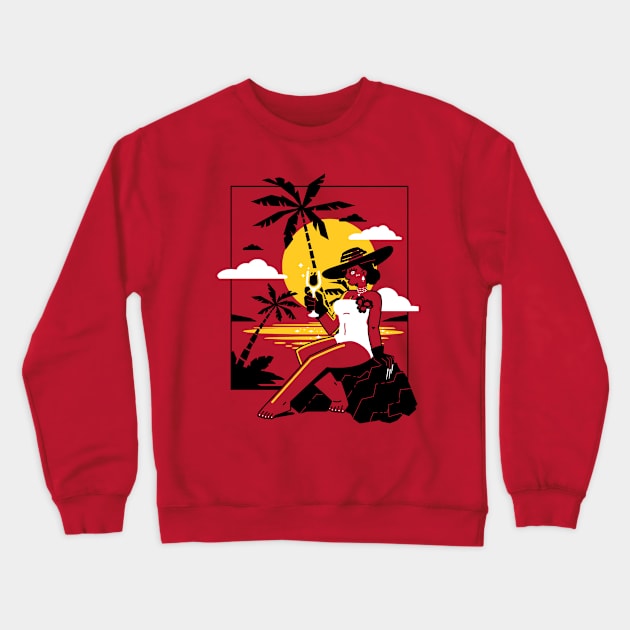 Dimitrescu's Holidays v2 Crewneck Sweatshirt by demonigote